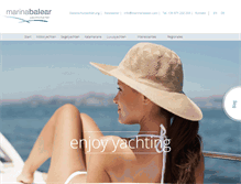 Tablet Screenshot of marina-balear.com